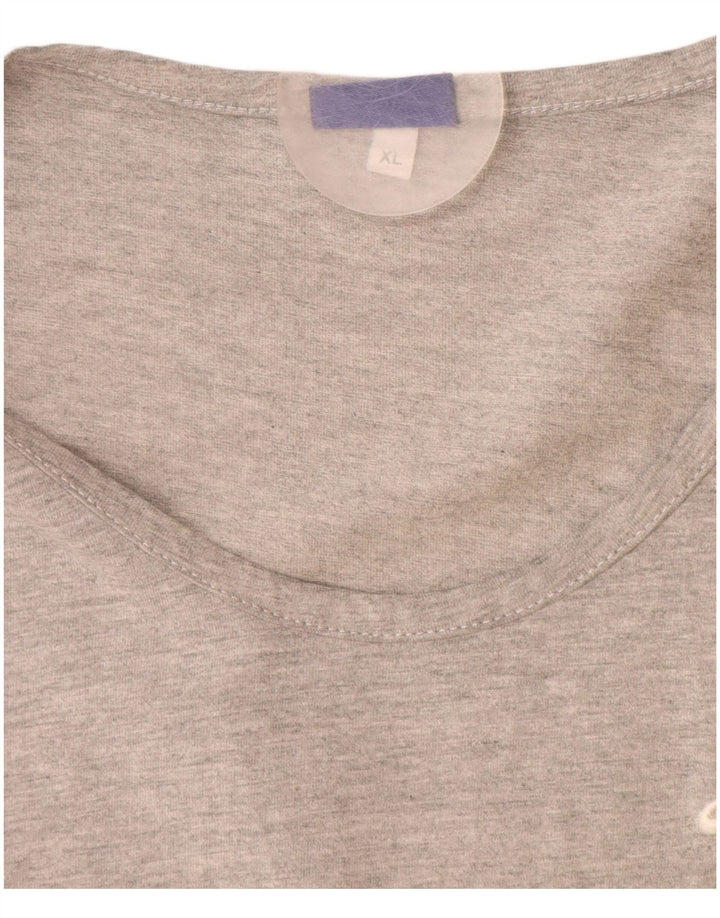 Canotta grafica ASICS per ragazze 15-16 anni XL grigio screziato