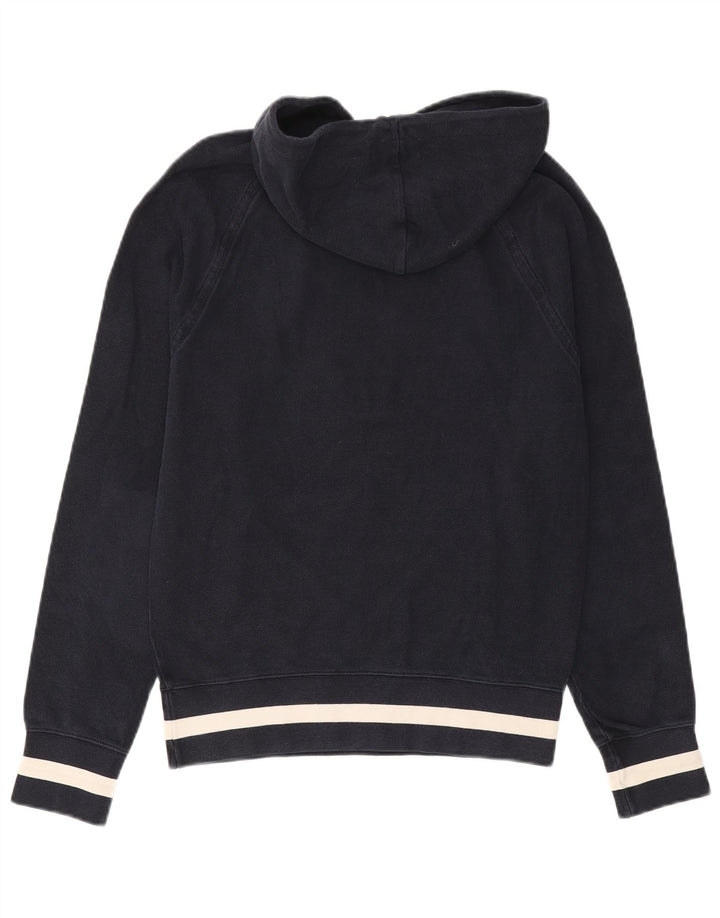 Felpa con cappuccio da uomo Fred Perry piccola in cotone blu navy