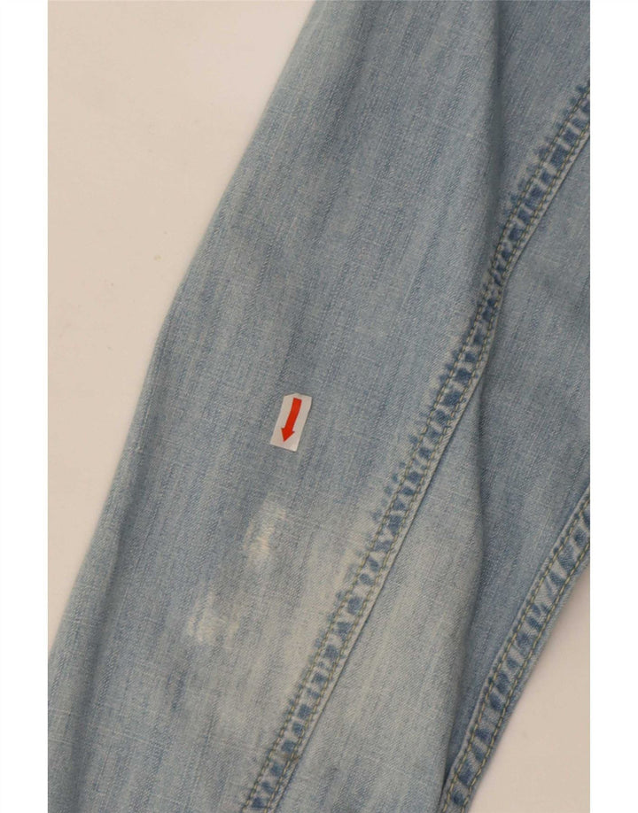 Camicia di jeans da uomo Tommy Hilfiger piccola in cotone blu