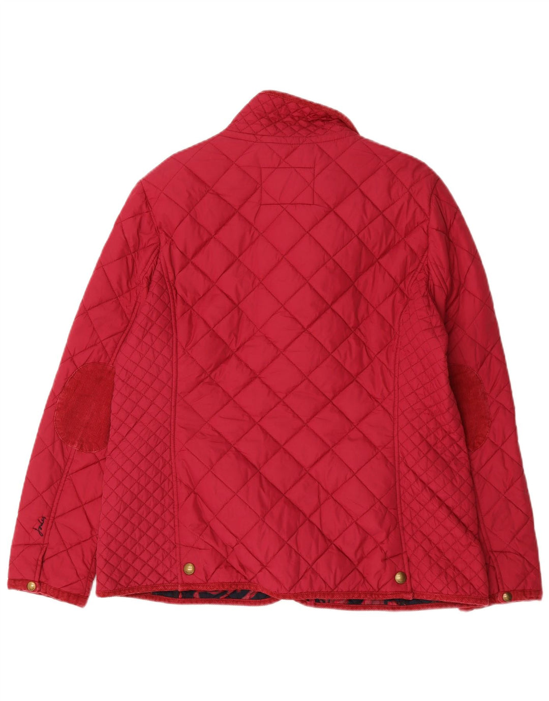 Giacca trapuntata da donna Joules UK 16 grande rosa
