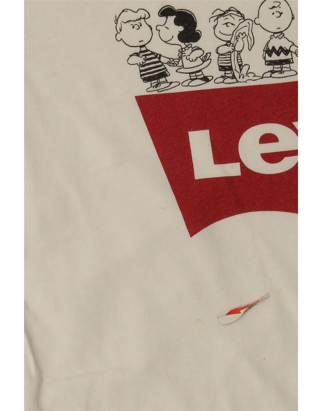 Levi's T-shirt grafica da donna Peanuts Top UK 6 XS Bianca