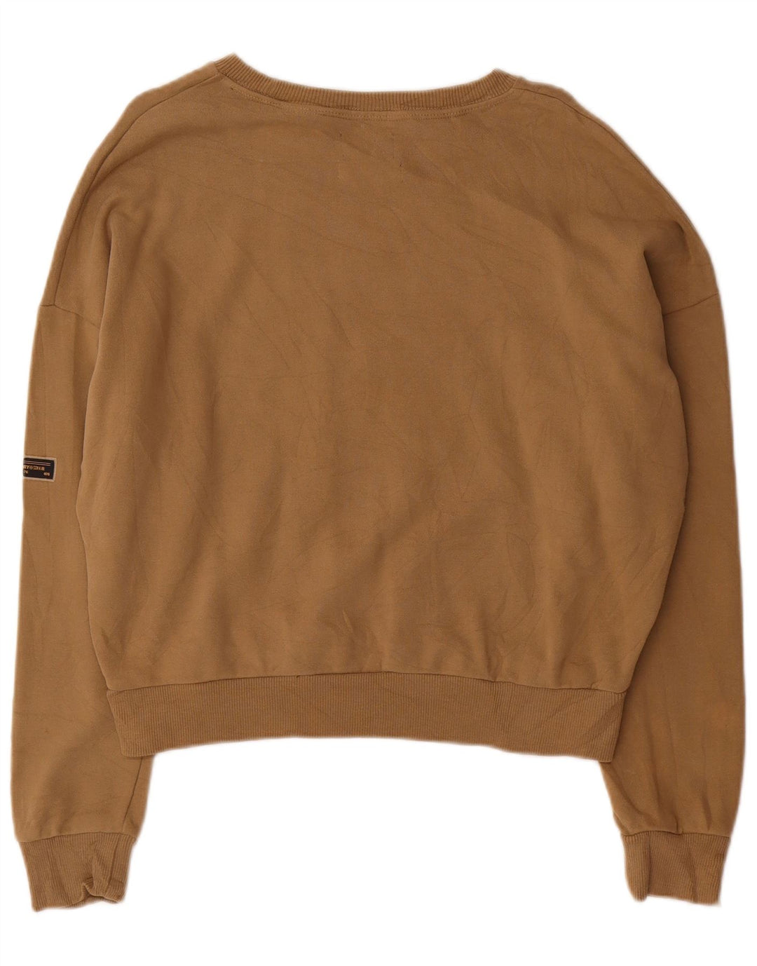 Felpa oversize con grafica da donna SUPERDRY UK 12 Marrone medio