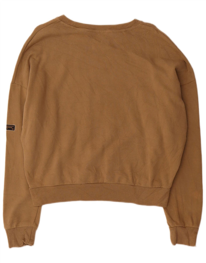 Felpa oversize con grafica da donna SUPERDRY UK 12 Marrone medio