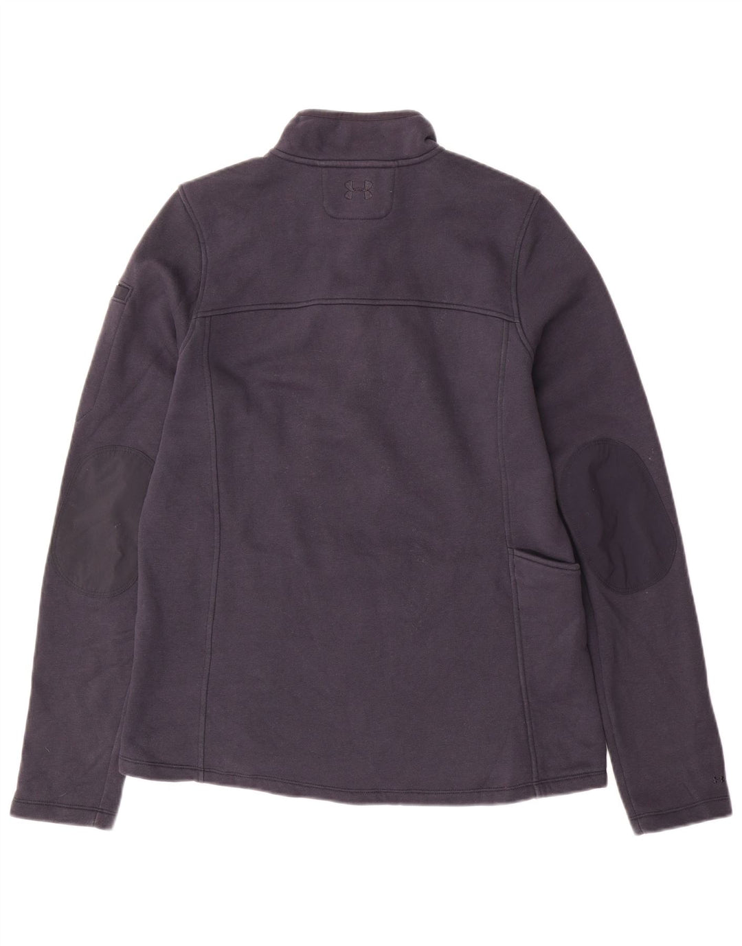 UNDER ARMOUR Felpa da uomo con collo con zip Cold Gear, maglione medio blu navy