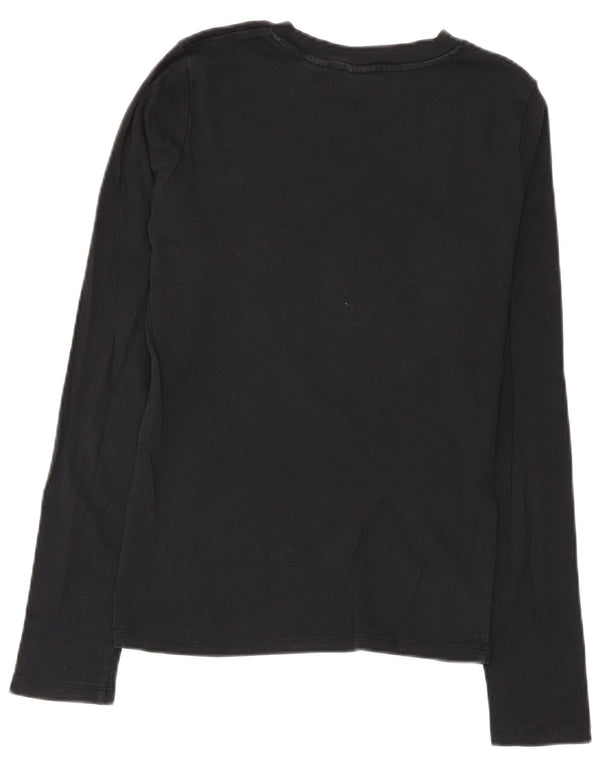 Top Levi's da donna a maniche lunghe UK 12 medio nero