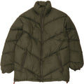 RASCHER Mens Padded Jacket IT 54 2XL Khaki Polyester Vintage Rascher and Second-Hand Rascher from Messina Hembry 