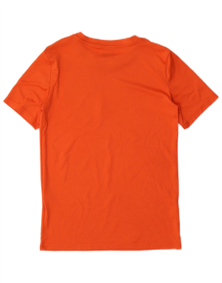 PUMA Boys Graphic T-Shirt Top 10-11 Years Medium Orange Polyester