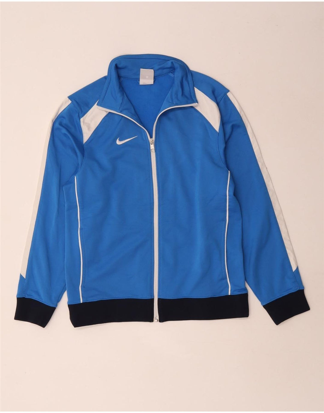 Giacca da tuta Nike da ragazzo, 12-13 anni, grande, in poliestere color block blu