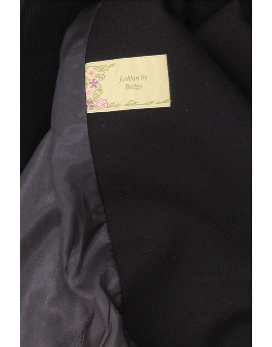 VINTAGE Womens Overcoat UK 22 3XL Navy Blue Vintage Vintage and Second-Hand Vintage from Messina Hembry 