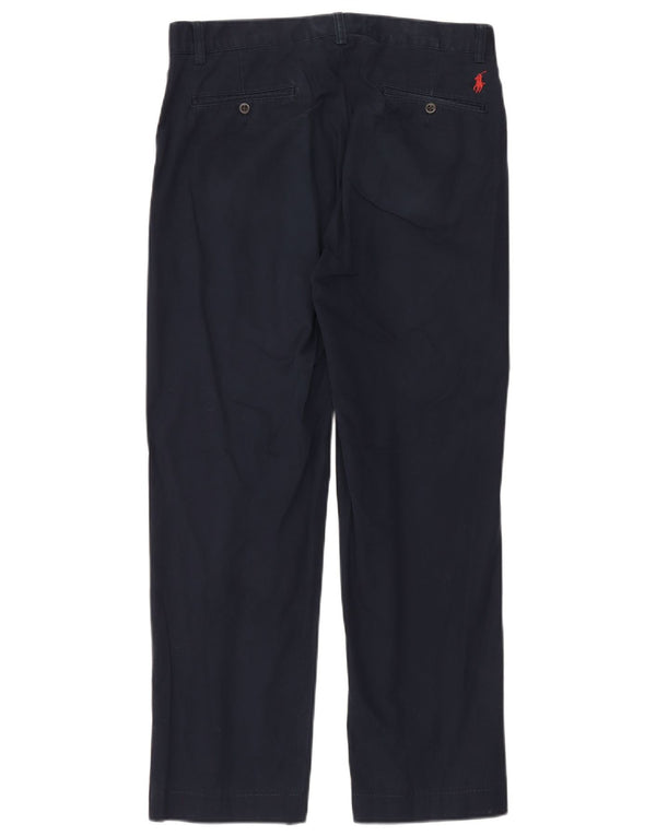 Pantaloni chino Smith Pant da uomo Polo Ralph Lauren W33 L30 cotone blu navy