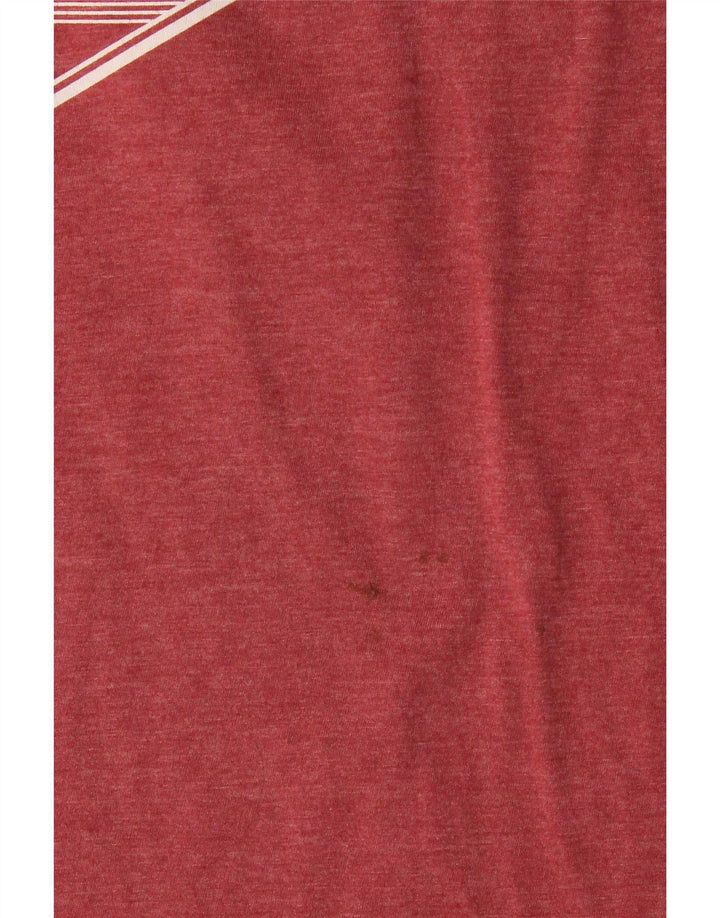 Maglietta grafica da uomo Billabong Top in cotone bordeaux medio
