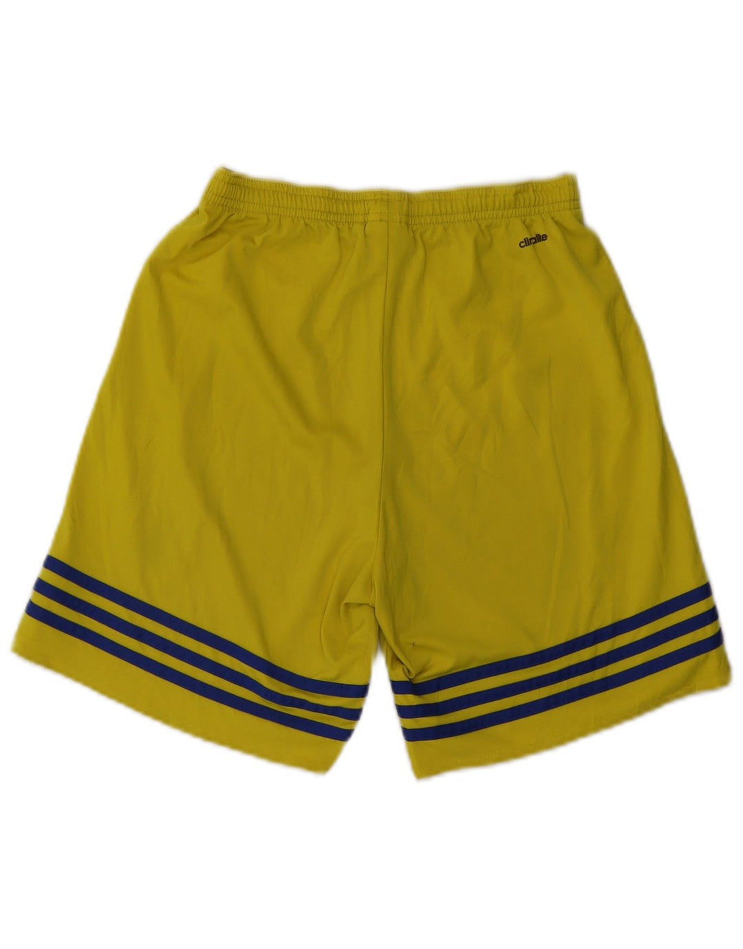 Pantaloncini sportivi ADIDAS Climalite da uomo piccoli in poliestere giallo