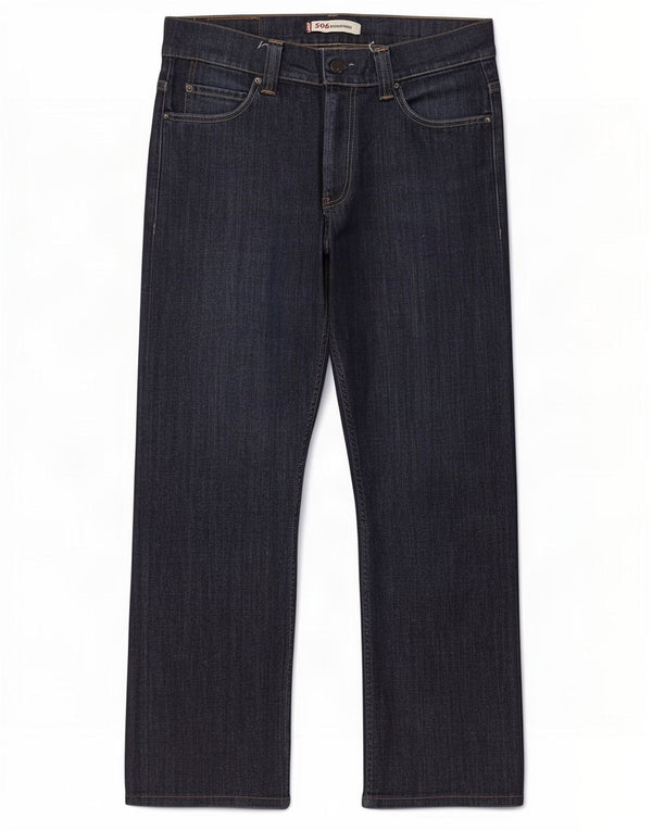 Levi's Uomo 506 Jeans dritti vestibilità standard W33 L30 Blu Navy