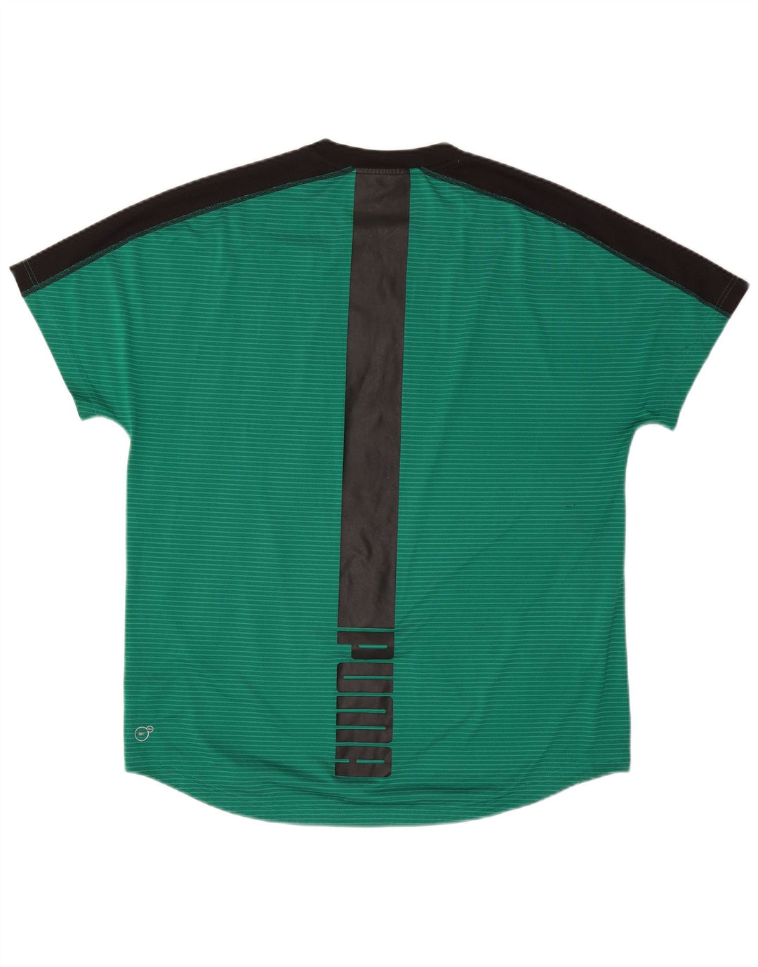 T-shirt grafica da uomo Puma Top XL poliestere color block verde