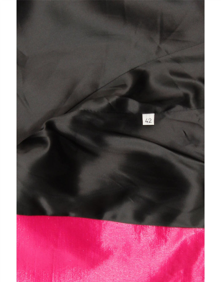 Giacca blazer vintage da donna a 1 bottone IT 42 rosa medio