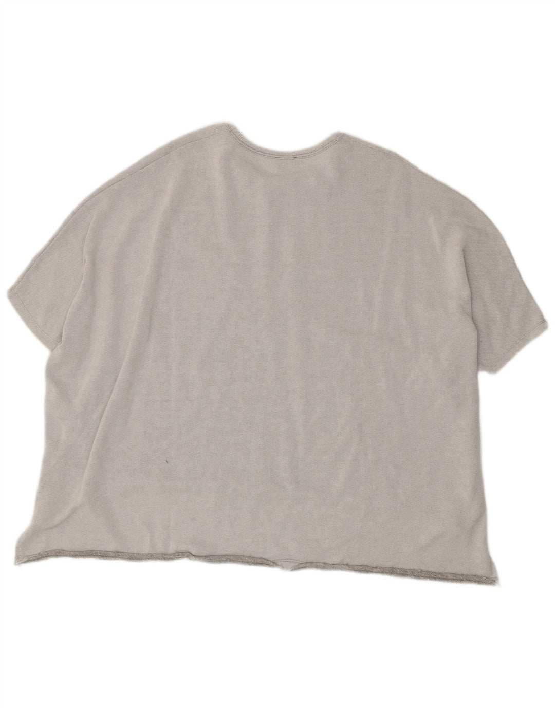T-shirt oversize Zara Trafaluc da donna UK 14 Poliestere grigio medio