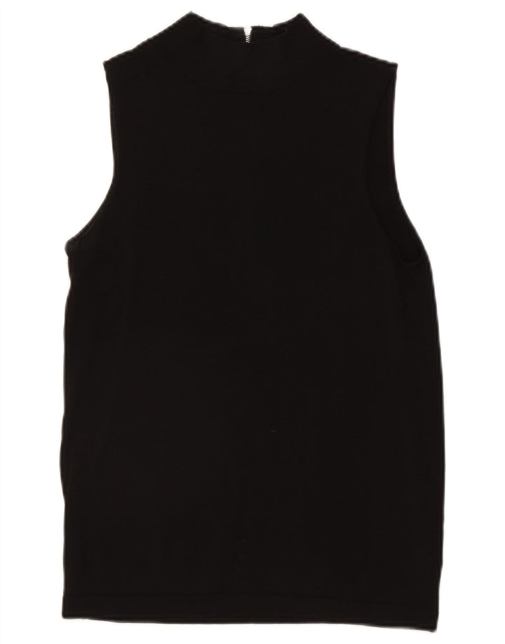 Canotta da donna Reiss UK 14 grande in viscosa nera