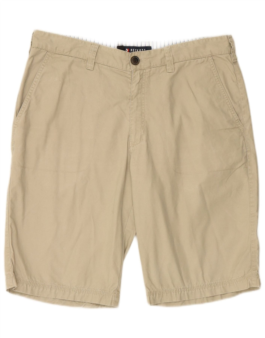 Pantaloncini chino da uomo PECKOTT IT 52 XL W36 Cotone Beige