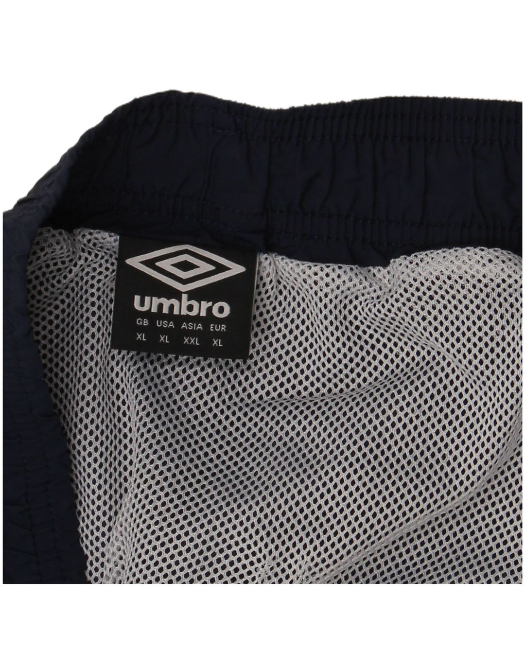Pantaloncini da bagno da uomo UMBRO XL blu navy in poliestere