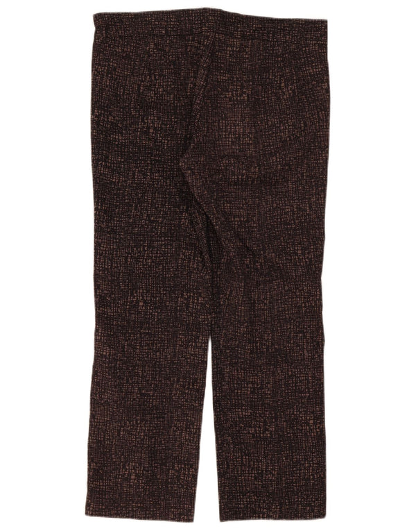 Pantaloni corti da donna French Connection UK 10 piccoli W32 L26 marroni screziati