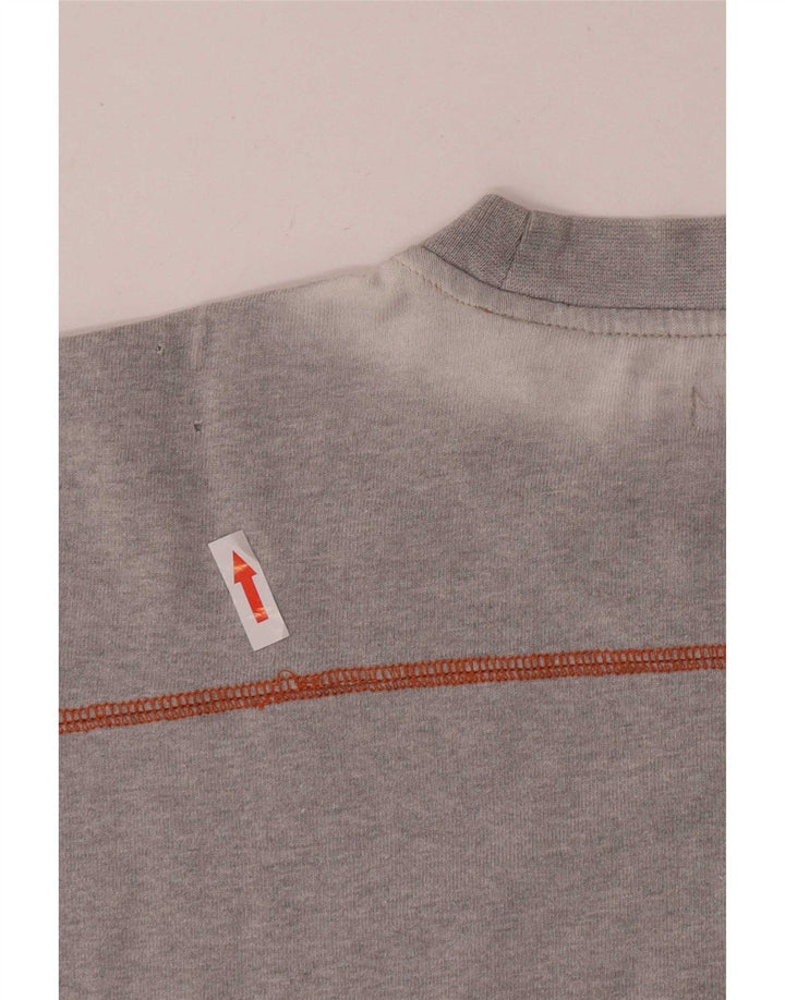 T-shirt grafica da uomo Gas Top XL grigio color block
