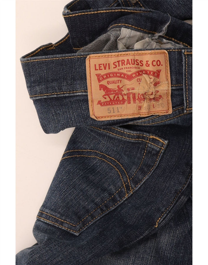 Levi's Uomo 511 Jeans Skinny W38 L30 Blu