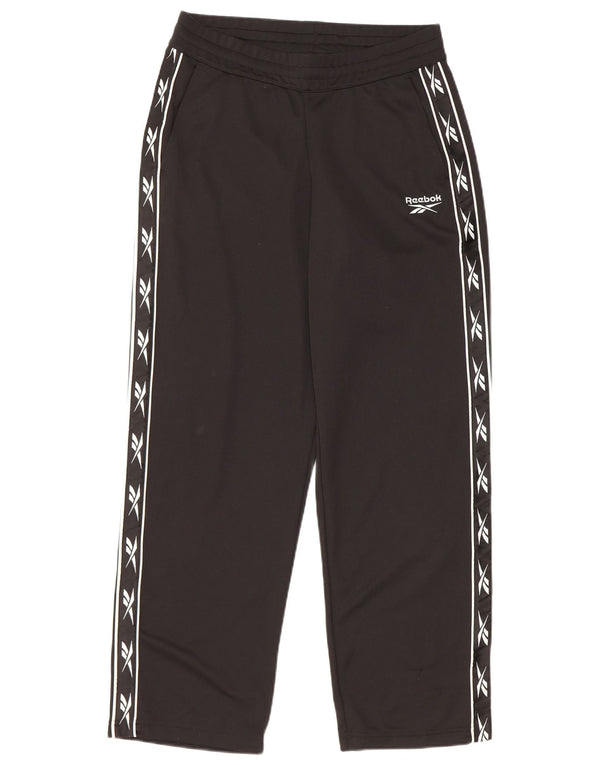 Pantaloni da tuta grafica da uomo Reebok Small neri in poliestere