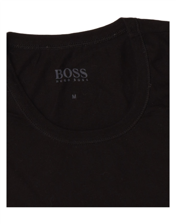 T-shirt da uomo Hugo Boss Top media nera