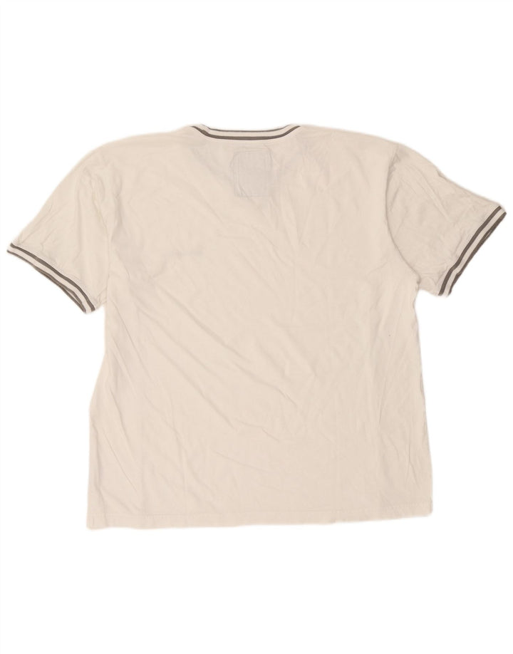 T-shirt da uomo Champion Top XL in cotone bianco