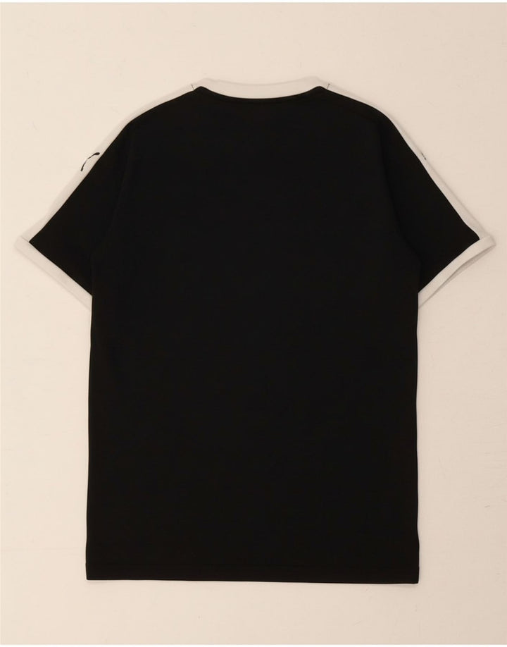 PUMA Boys T-Shirt Top 11-12 Years Black Colourblock