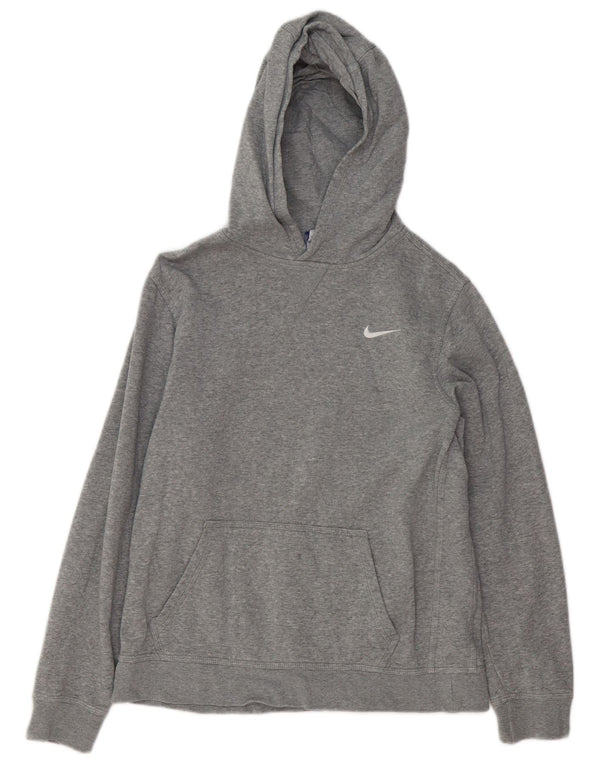 Felpa con cappuccio NIKE da ragazzo 13-14 anni XL in cotone grigio