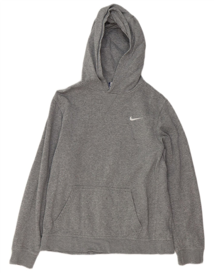Felpa con cappuccio NIKE da ragazzo 13-14 anni XL in cotone grigio