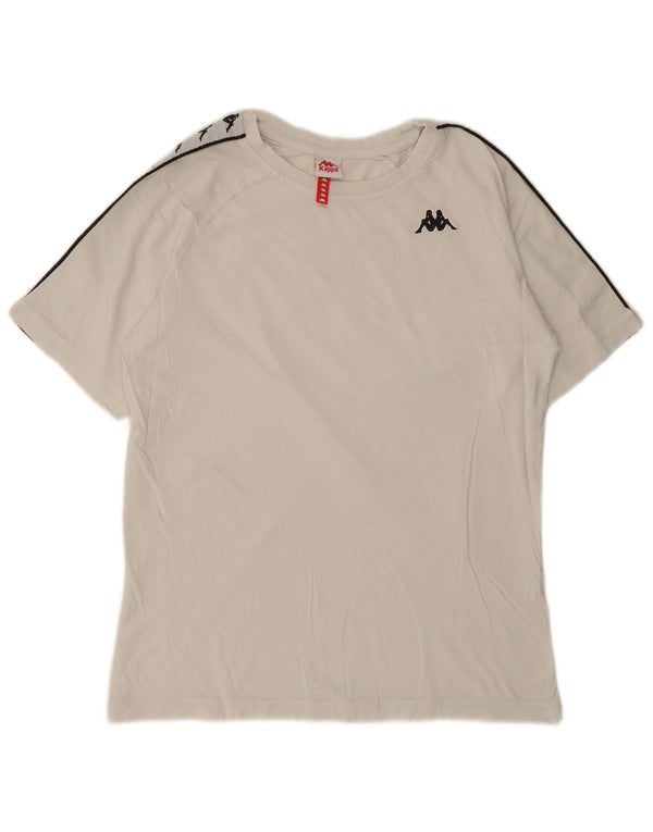 T-shirt grafica da uomo Kappa Top piccola bianca