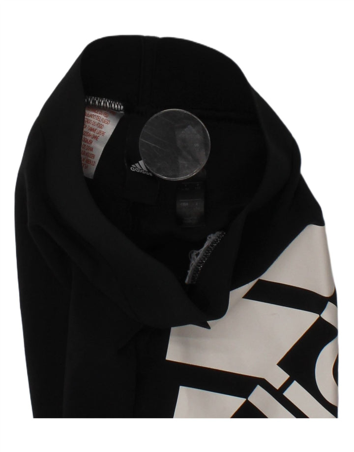 Leggings grafici Adidas per ragazze 4-5 anni neri sportivi