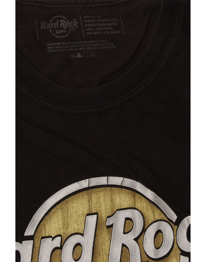 HARD ROCK CAFE Mens Munich Graphic T-Shirt Top Medium Black Cotton Vintage Hard Rock Cafe and Second-Hand Hard Rock Cafe from Messina Hembry 