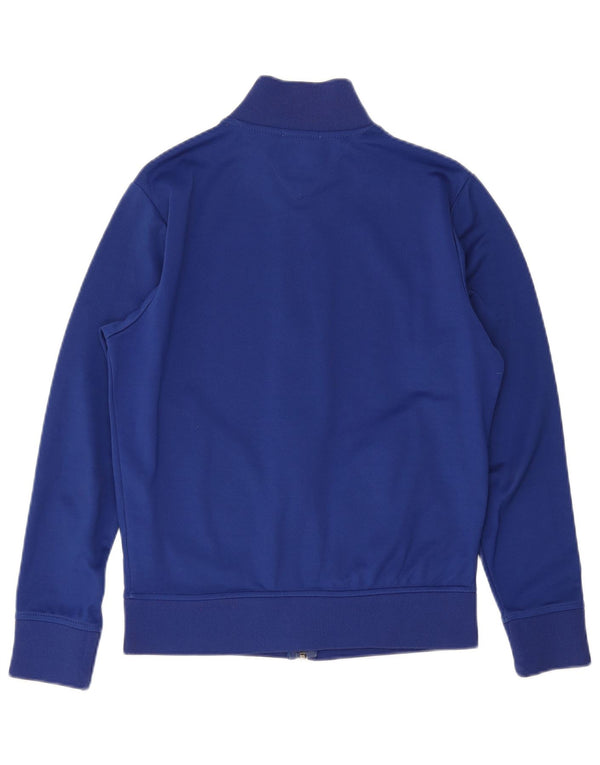 Giacca da ginnastica da uomo Tommy Hilfiger piccola in poliestere blu