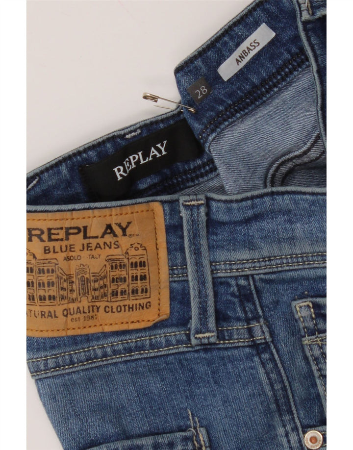 REPLAY Jeans skinny Anbass da donna W28 L32 Blu