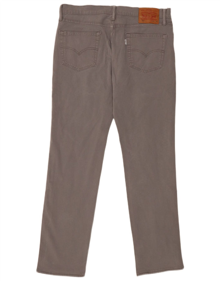 Jeans Levi's Uomo 511 Slim W34 L34 Cotone Grigio