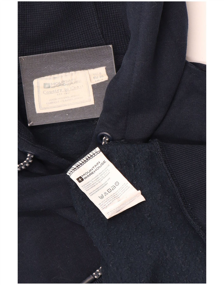 MOUNTAIN WAREHOUSE Maglione oversize con cappuccio da donna UK 8 Small Blu navy