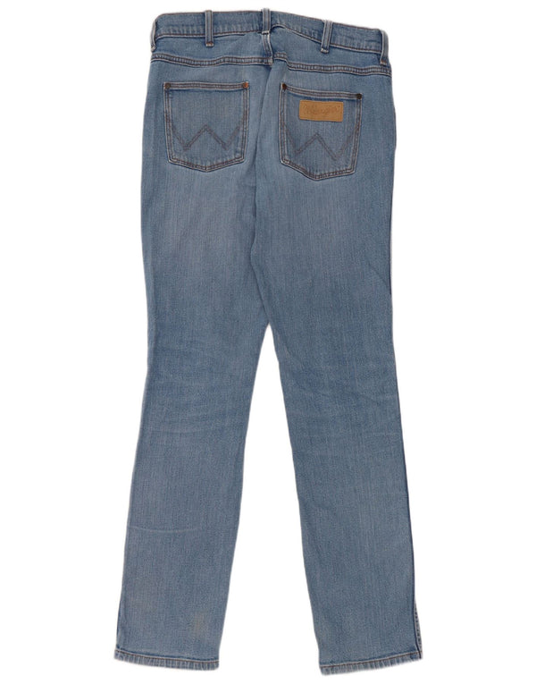 Jeans dritti da uomo Wrangler Greensboro W13 L32 cotone blu