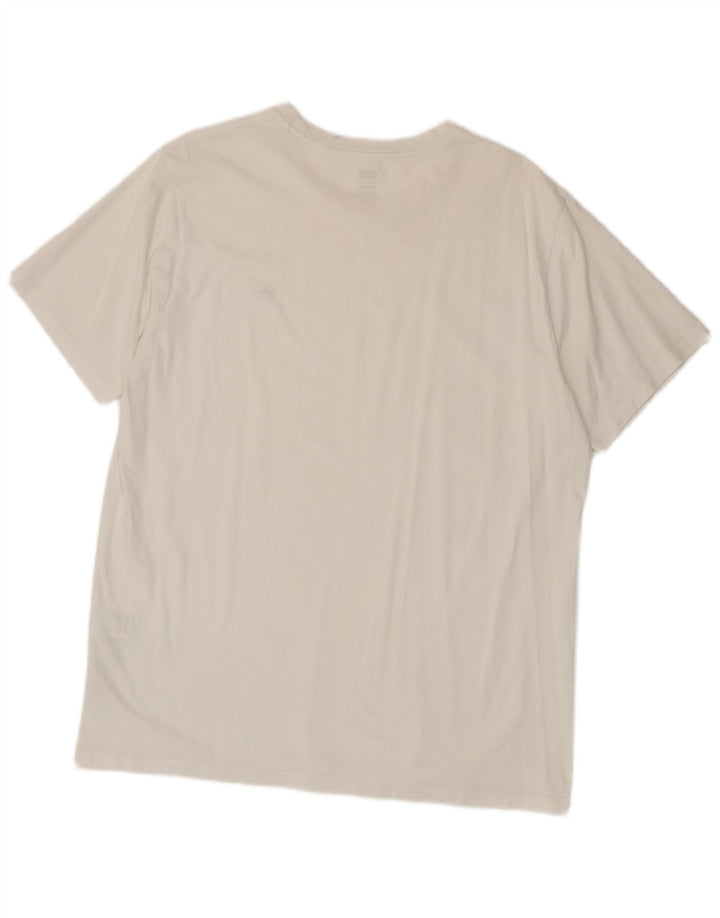 T-shirt standard da uomo Levi's Top grande in cotone bianco