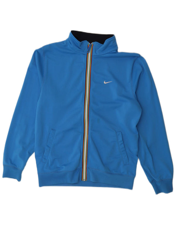 Giacca da ginnastica grafica da ragazzo Nike 13-14 anni XL blu poliestere