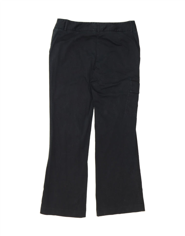 MOSSIMO Womens Bootcut Cargo Trousers US 12 Large W32 L30 Black Cotton Vintage Mossimo and Second-Hand Mossimo from Messina Hembry 