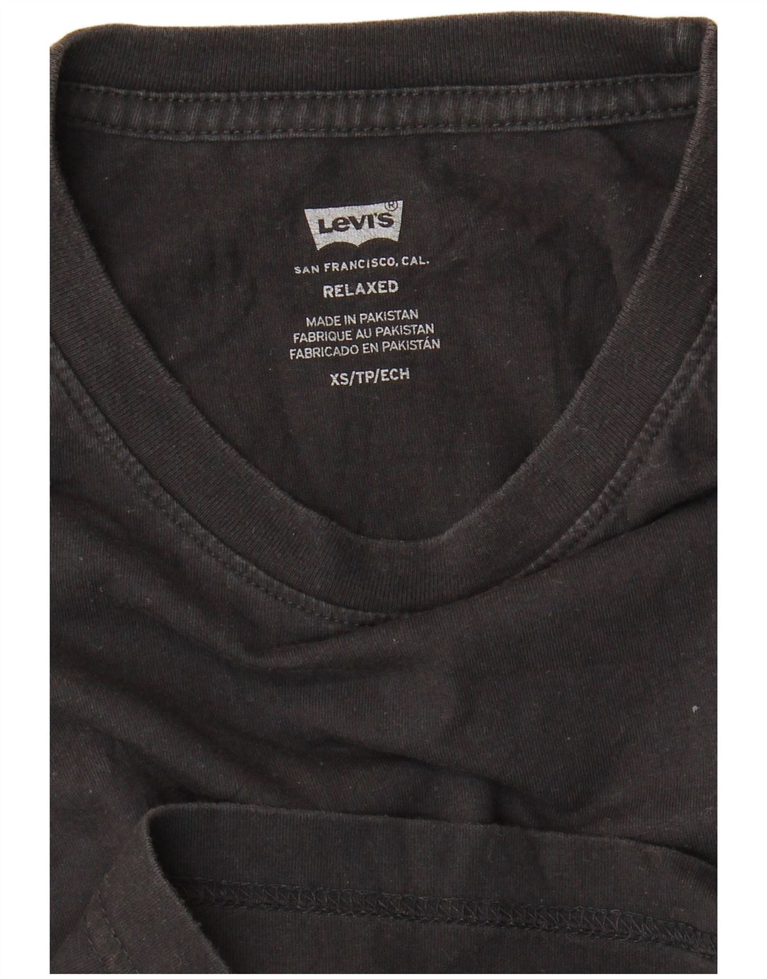 T-shirt grafica da uomo con vestibilità rilassata Levi's XS nera