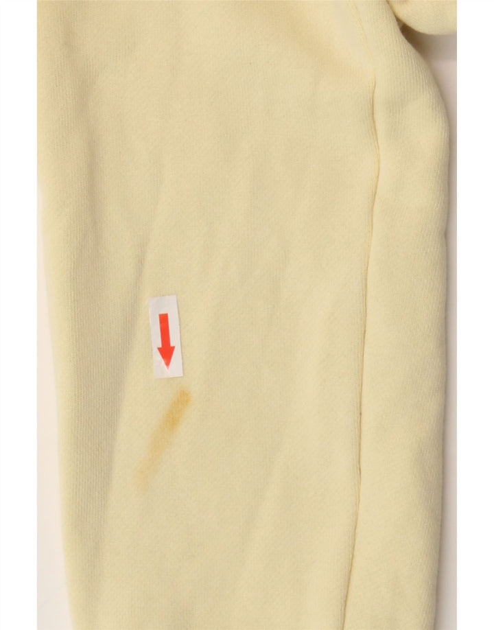 Felpa con cappuccio grafica da uomo Adidas Small in cotone giallo