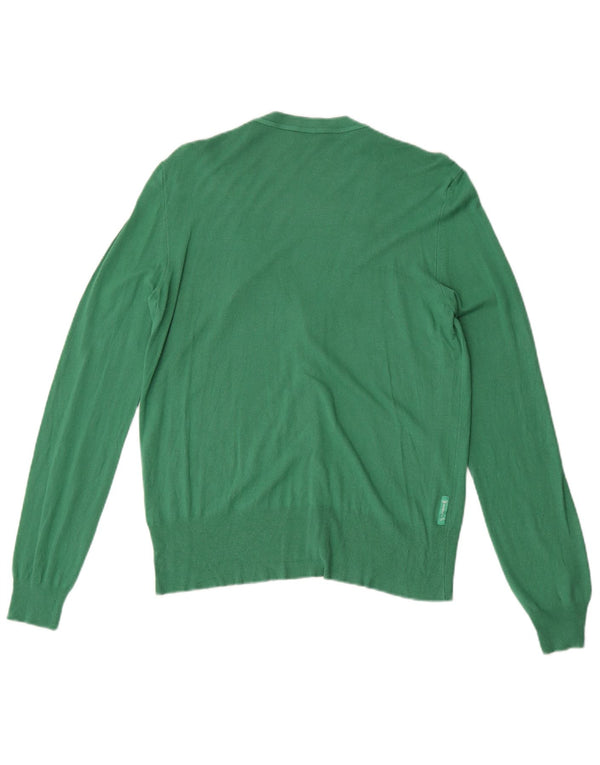 Maglione cardigan da donna Armani Jeans UK 12 Verde medio