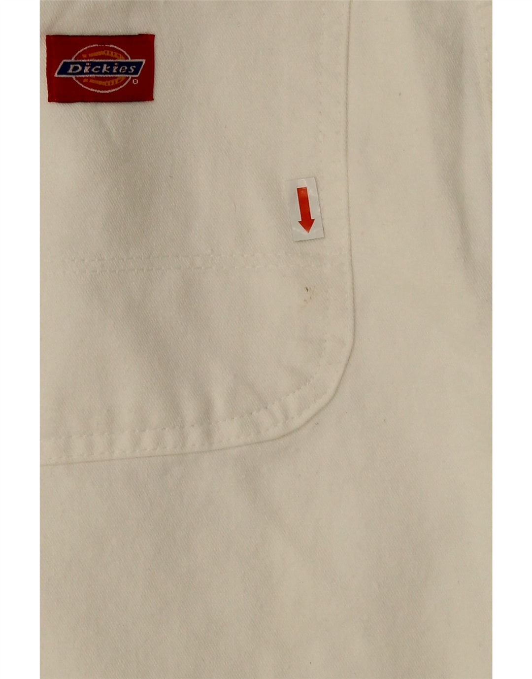 DICKIES Jeans dritti cargo da uomo W32 L34 bianchi