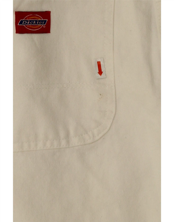 DICKIES Jeans dritti cargo da uomo W32 L34 bianchi