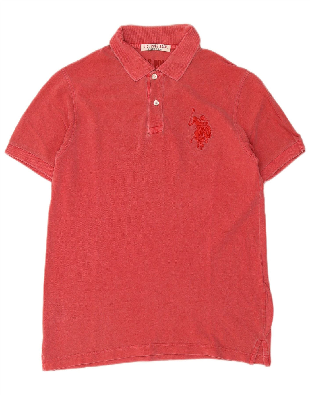 U.S. Polo Assn. Maglietta Polo da Uomo Taglia Media Rossa