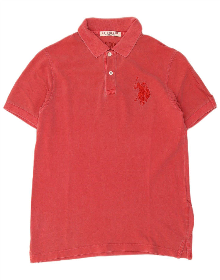 U.S. Polo Assn. Maglietta Polo da Uomo Taglia Media Rossa